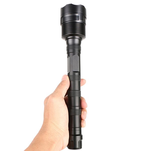 

3800lumens led flashlight 3*xml t6 self defense tactical flashlight adjustable zoom torch light waterproof camping hunting lamp ultra bright