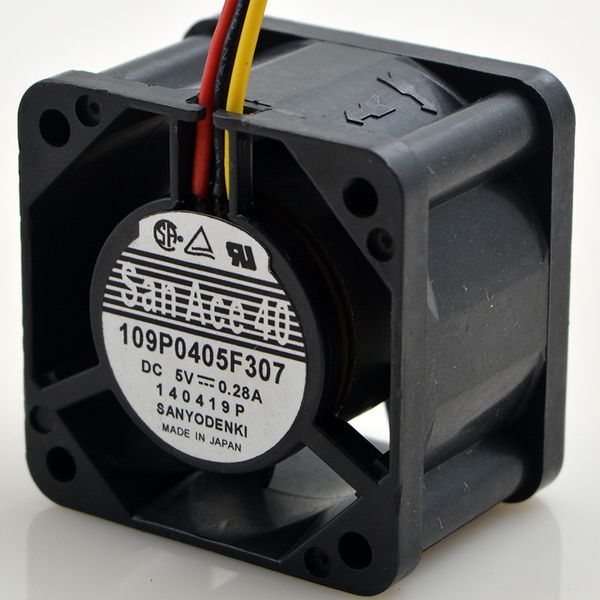 

japan's sanyo 5v 0.28a 4028 4cm dual ball bearing 3 wire cooling fan