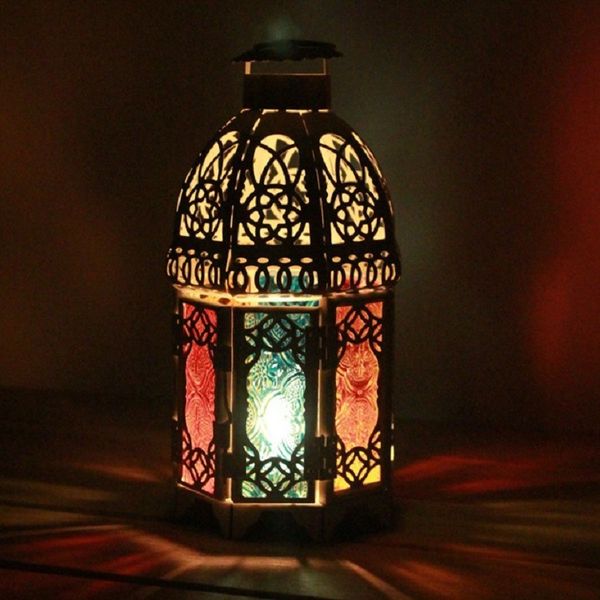 

retro vintage metal wall hanging votive candle holder wedding candlestick hanging lantern home wedding decorative candle