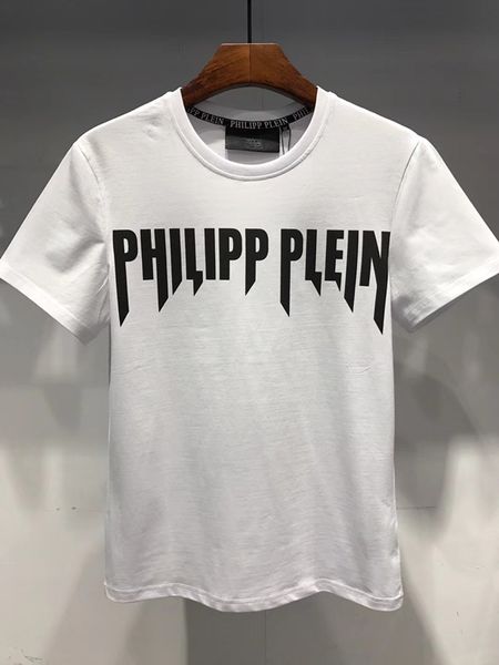 

лето новый высокого класса мужской бренд футболка мода короткие sleve snaeke печати мо