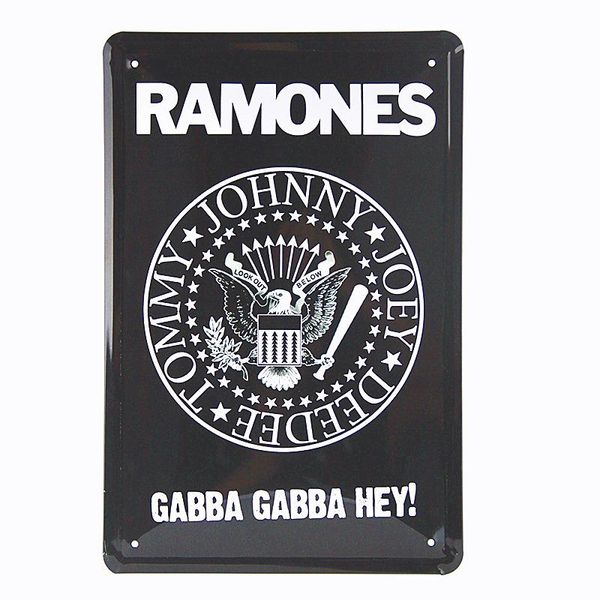 Ramones Vintage Home Decor Tin Sign Wall Decor Metal Sign Vintage