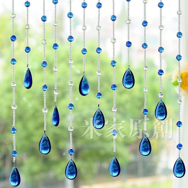 

wholesale-1meter length all sorts of color of 32 section classical crystal pendant bead curtain