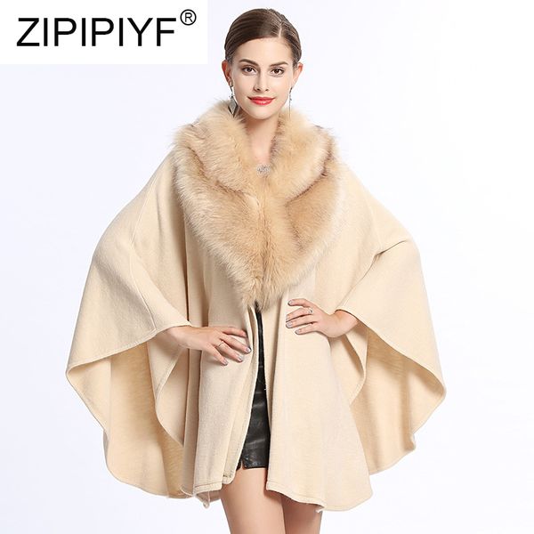 

fashion europestyle belt raccoon fur coat cloak shawl graceful women woolen cape wraps cardigan pashmina autumn winter new, White;black