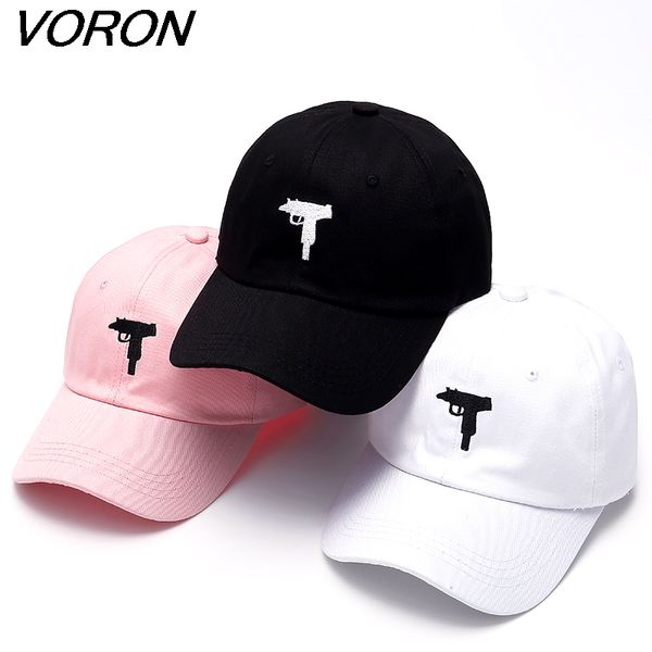 

voron uzi gun baseball cap us fashion 2017 snapback hip hop cap men heybig curve visor 6 panel dad hat casquette de marque, Blue;gray