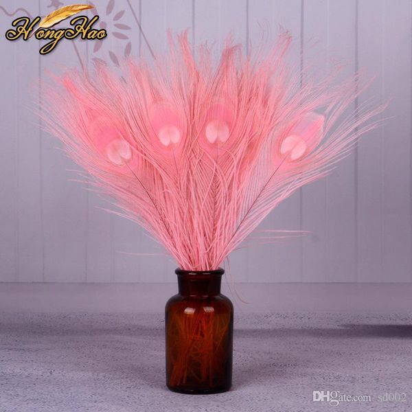 

peacock tail eyes feathers multi colors small peafowl plumage diy art performance clothing plume decoration easy carry 1 1hx cc