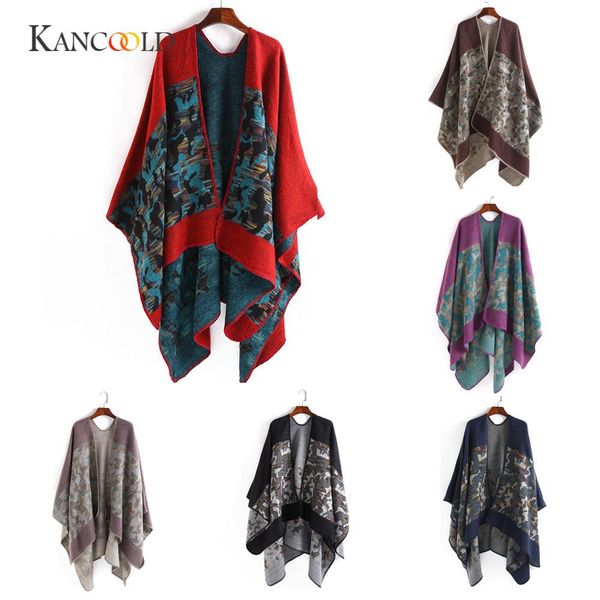 

kancoold носки женская мода женщины камуфляж повседневная паттен длинные кашемировые шерстяные шали мягкие шеи шарф перчатки feb23, Blue;gray