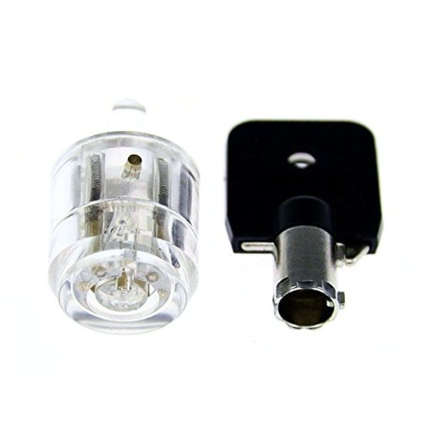 

Clear Tubular Practice Lock - Locksmith Training Practice Lock for Beginners