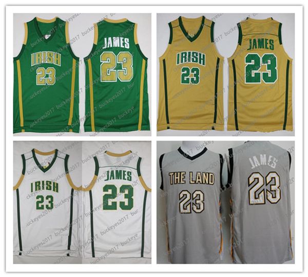

ncaa лос-анджелес 2018 новый # 23 джеймс белый фиолетовый черный желтый средняя школа ирландский 23 леброн сшитые зеленые горячие продажа ба, Black