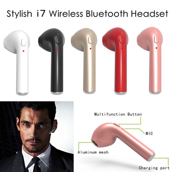 

HBQ I7 I7S Mini Stealth Беспроводная связь Bluetooth 4.1 Наушники Стерео Наушники Музыкальная гарнитура для iphoneX iphone 8 Для Samsung NOTE8