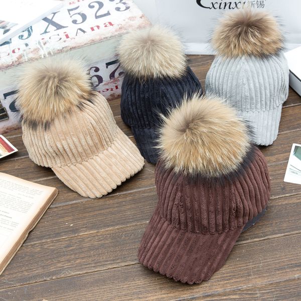 2018 зима толстые вельвет съемный волос мяч cap козырек гольф парик cap поддельные регулируемый костюм партии смешные шляпа, Blue;gray