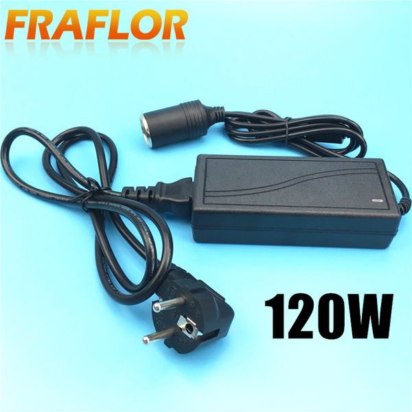 

120w automotive household car charger cigarette lighter inverter 220v to 12v power adapter converter