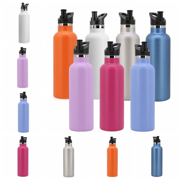 

600ml water bottle double wall tainle teel vacuum in ulated port bottle tandard mouth travel bottle drinkware port car cup gga1327