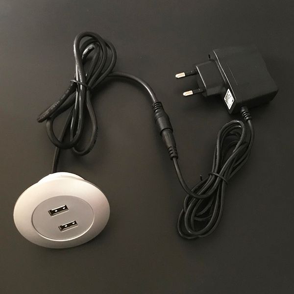 

Мебель Часть Кровать Лифты AC DC адаптер 5V2A USB розетка зарядное устройство Круглый D