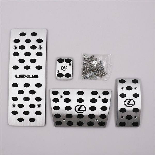 

Car Accessory Aluminum Foot Rest Pedal Gas Fuel Brake Pedal AT For Lexus RX300 RX350 IS200 IS250 IS300 SC430 LS400 LX430 PEDAL Pad