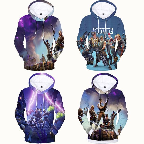 

3d hooded fortnite print clothing weat hirt hoodie kid wear game top