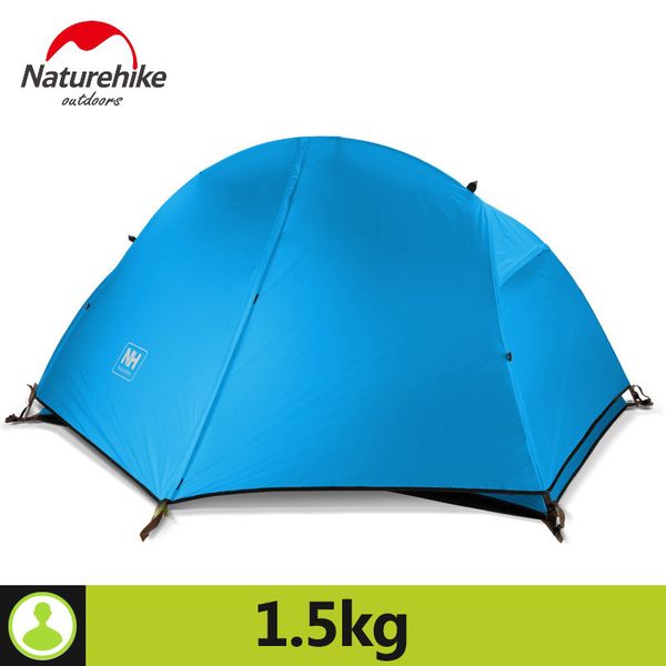 

naturehike ultralight 20d silicone fabric 4 season double-layers aluminum rod camping tents outdoor tent