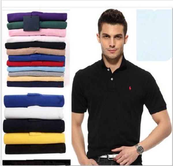 

2018 Brand Fashion Classic Men embroidery Polo Shirt Summer Short Sleeve t-Shirt Mens Solid Shirt Cotton Shirt Plus Size S-5XL!