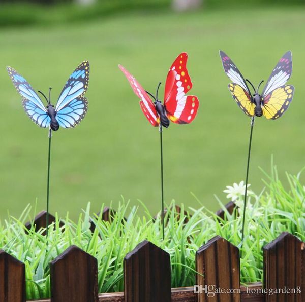 

garden decoration dancing flying butterflies fluttering vibration fly hummingbird flying birds garden yard decoration funny outdoor games