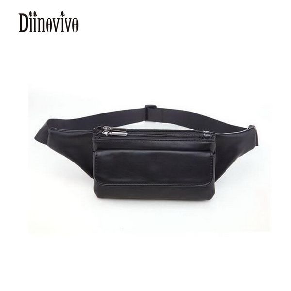 

diinovivo solid simple fashion waist packs new arrival mini bolsa feminina pu leather women bag vintage casual belt bags dnv0163