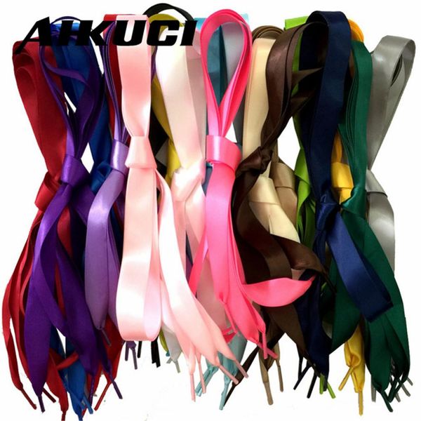 2019 Diy Princess Colorful Women Lady Shoelaces Flat Silk Ribbon Shoe Laces Sneaker Athletic Sport Shoes Fantastic 2mm 110cm From Jerry10 0 9