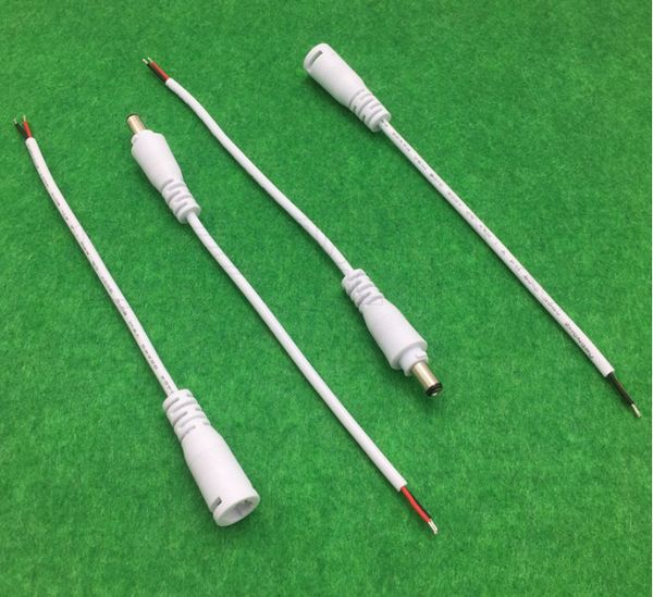 

15cm 24awg dc power plug jack connector 5.5x2.1mm with cord cable