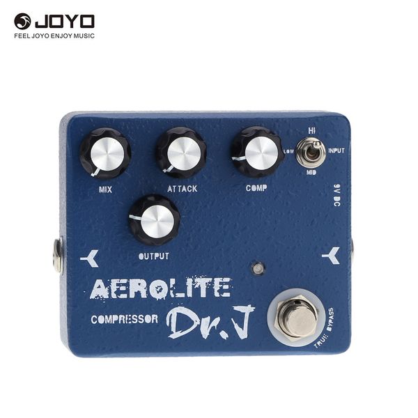 

joyo dr.j d-55 aerolite compression electric guitar effect pedal aluminum alloy housing true bypass