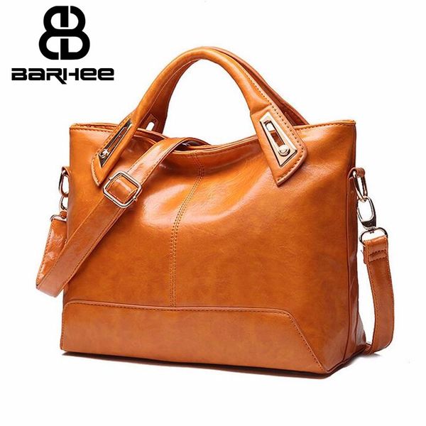 

barhee старинные европейские женские сумки масло кожа женщины сумки высокое качество плечо сумка мешок основной черный коричневый