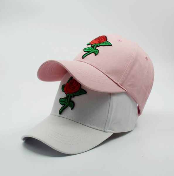 2018 nova moda Bola Caps rose boné de beisebol snapback bonés chapéus para homens / mulheres hip hop chapéu osso gorras Casquette barato