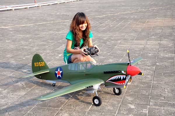 

Sky flight warhawk p40 over ized fighter rc model pnp and kit lx p 40 p 40