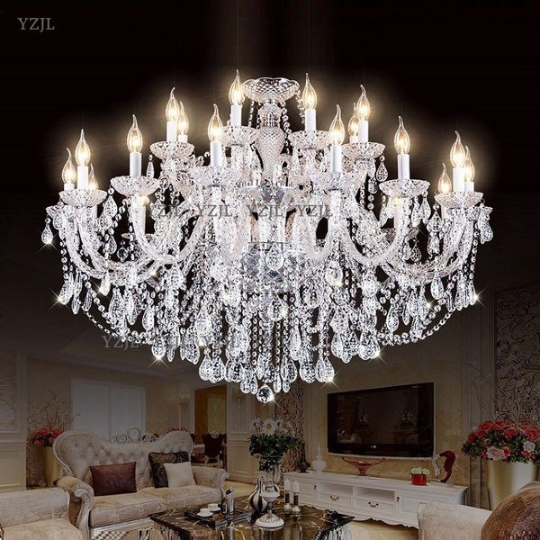 

modern crystal chandelier lighting living room cristal lamp home lighting fixture large crystal chandeliers lustres de cristal