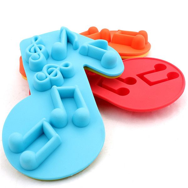 

wholesale- new music note silicone mold fondant cake decorating tools silicone soap mold silicone cake mold