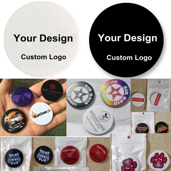 

high quality Custom Designs/Logo universal airbag grip cell phone holder expandable 360 rotation stand with opp bag blue retail package DHL