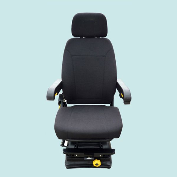 

driver seat for intercity express (ice), mechanical suspension shock absorber, aadjustable, w/ double armrest, headrest, rotatable, recliner