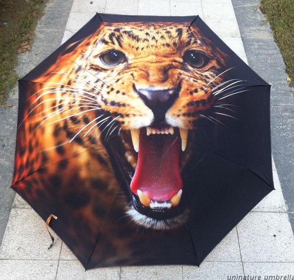 

oil painting umbrella chinese traditional tiger painting unti uv and water umbrella