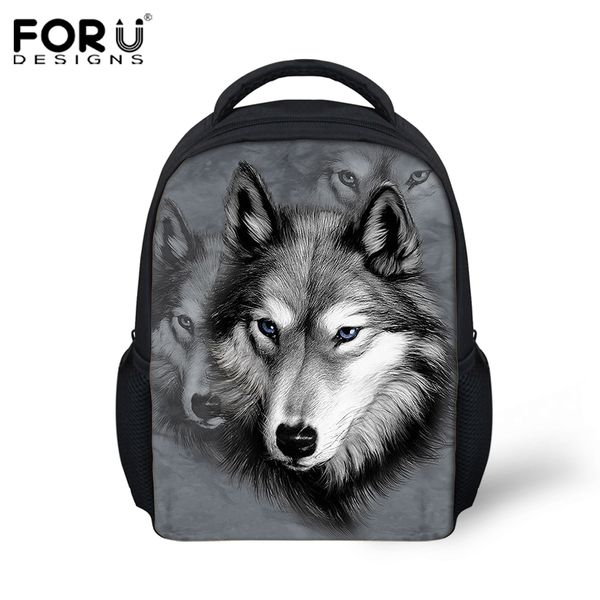 

cartoon animal kids backpacks kindergarten cool 3d wolf small shoulder bags baby children bag pack toddler mochila infantil