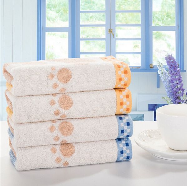 

4pcs/ lot)children face towel and bath towel with 100% cotton 26*50 cm baby dry child tw-003
