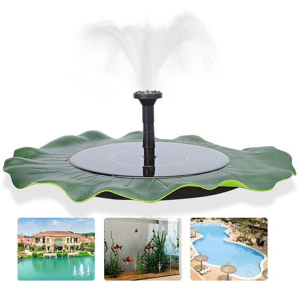 

pond garden fish tank pool water pump floating solar fountain power panel