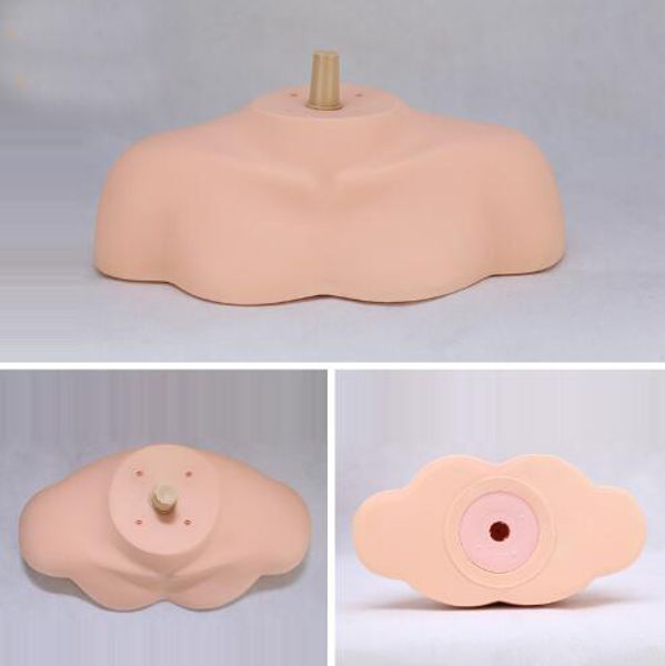 

false head shoulder mannequin head mold bracket professional training wig stand head model shelf dummy fixture, White