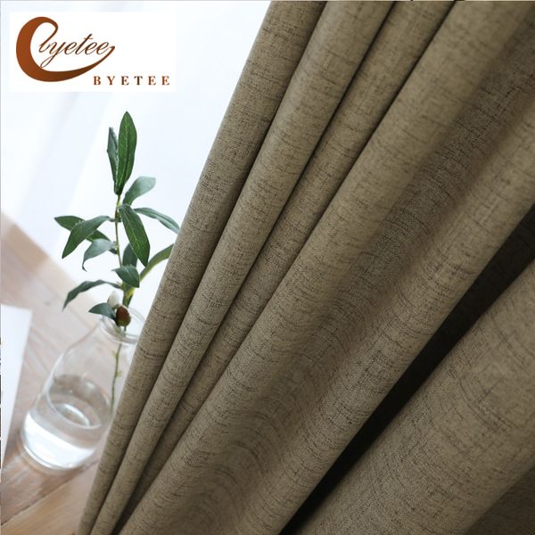 

byetee] full shade soundproof curtain blackout kitchen curtains doors for bedroom living room curtain drapes window blinds