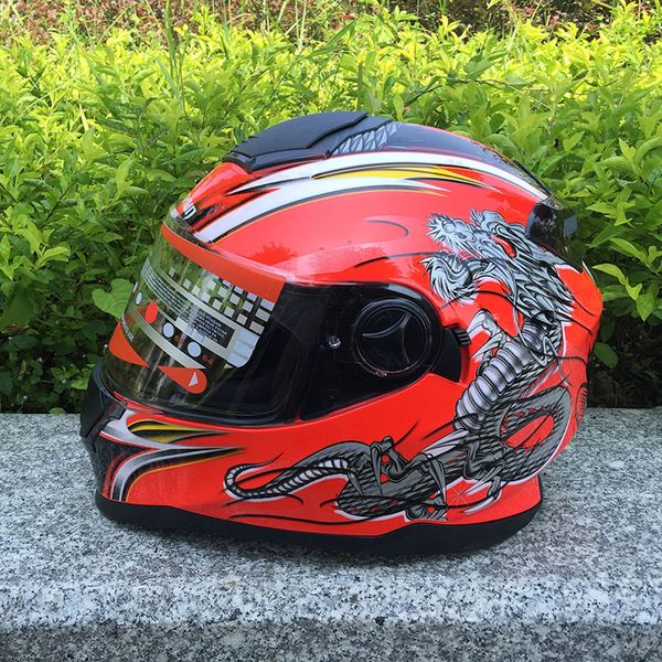 

malushun double lens motorcycle full face four seasons cycling helmet motorcycle helmet dragon take men and women