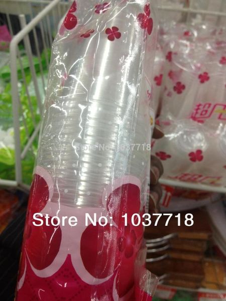 

wholesale-environmental friendly eco friendly disposable plastic perfect soft touch cups cold cups 10packets