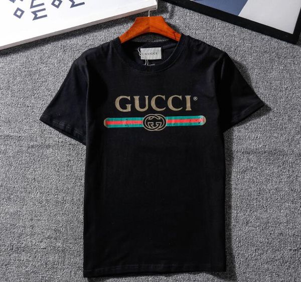 

2019ss i feel like pablo tag men t-shirt common sense spring summer red green stripe letter print tshirt runway tees cas, White;black