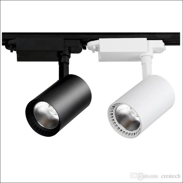 

store supermarket led lights rail lights ac85-265v track lighting 7w 10w 15w 20w 30w commercial led downlight tracking lamp