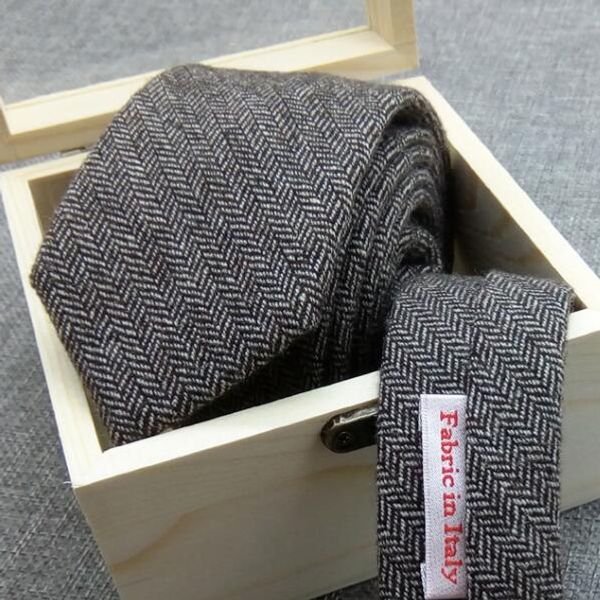 

high end wool mens tie pure color tie men ties wholesale wedding wooden box ing, Blue;purple