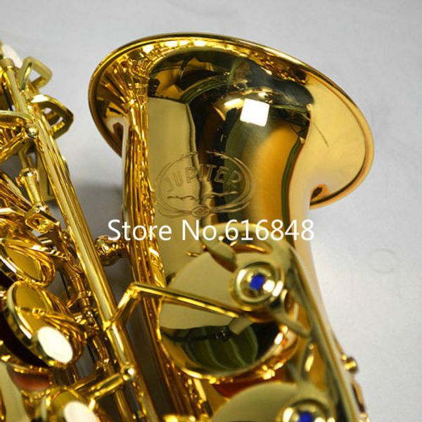 

бесплатная доставка юпитер jas-769 новый профессиональный музыкальный инструмент альт eb tune саксофон золотой лак sax с case мундштук