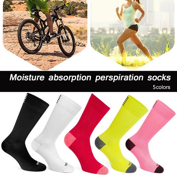 

professional outdoor cycling sport stockings feet protection breathable wear-resistant riding bicycles stockings, Black