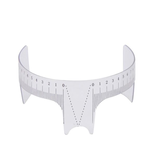 

fresh 100% brand new microblading reusable makeup brow measure eyebrow guide ruler permanent tools 2017 anne