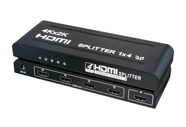 

Full HD HDMI Splitter 1080p 4K 3D 1 в 4 из 1x4 портов US / EU Plug 4Kx2K