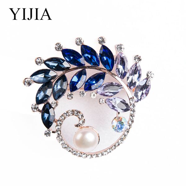 

yijia pealr silver brooch 925 pearl figure women's brooch fashion jewelry for party wedding gift women's brooch-female, Slivery;golden