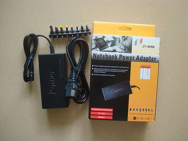 

96w universal lappower supply 110-220v ac to dc 12v/16v/20v/24v adapter for lapnotebook 40pcs/lot